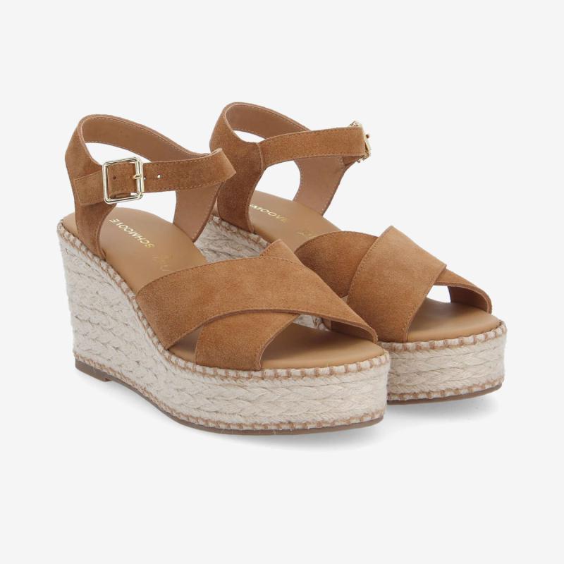 MINA SANDALE W - SUEDE - BROWN